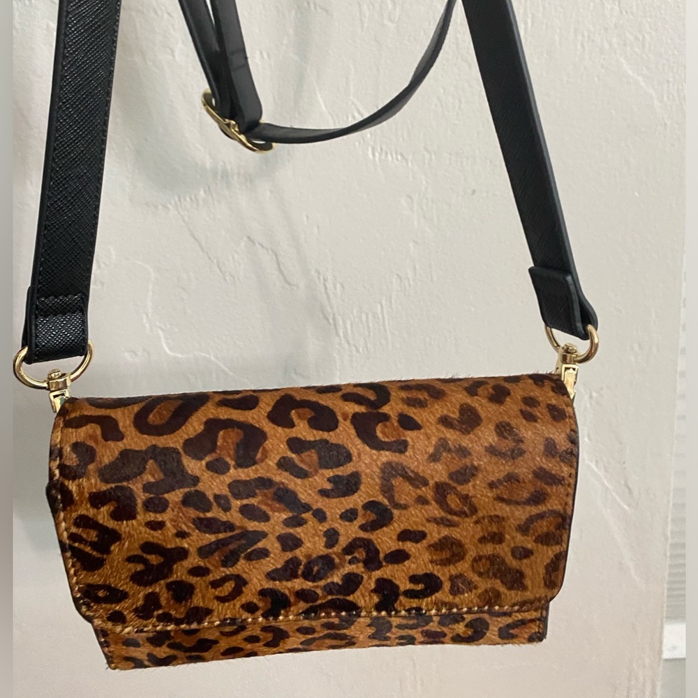 Leopard animal print bag